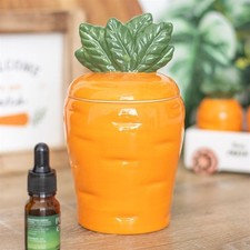 Carrot Shaped Oil & Wax Quirky Spring Oil Burner – Fun Garden Décor 