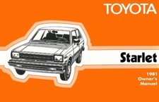 1981 Toyota Starlet Owner's