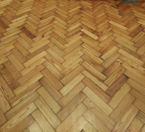 Reclaimed pitch pine parquet - pitch,