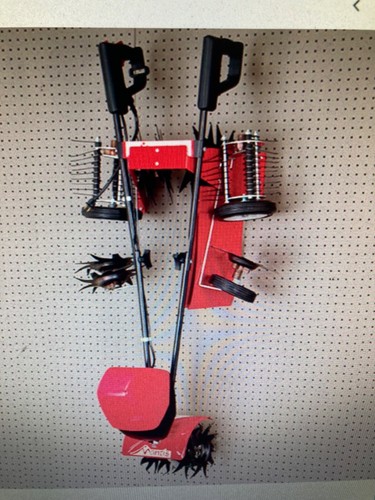 Mantis tiller storage rack for - rack,