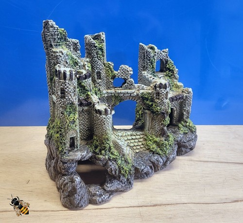 Aquarium ornament castle ruin - ornament,