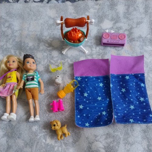 Barbie chelsea camping doll - camping, x