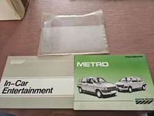 1987 Austin Rover Metro Handbook Pack AKM5593