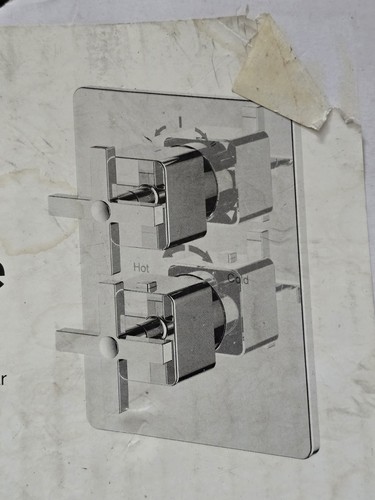 Swirl sail twin shower valve - sail,