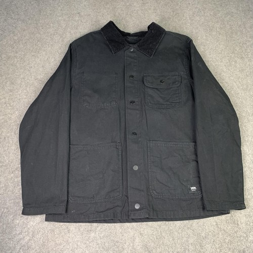 Vans jacket mens large black - vans,