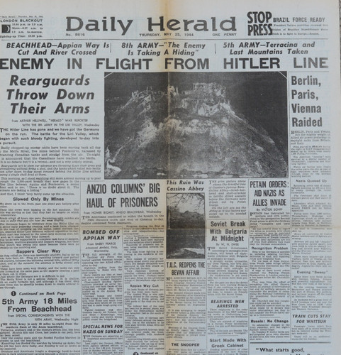 Vintage original daily herald - vintage,