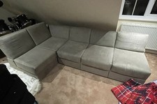 IKEA Grey 5 Seater Corner Settee/Sofa Excellent Condition