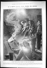 Old 1909 Casting German Silver Metal Moulds Crowley Works Osmond Furn 20th