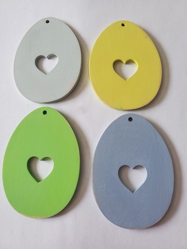 75mm wooden easter eggs - 55–75mm,