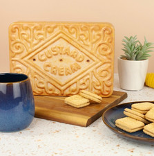 ❀ڿڰۣ❀ VINTAGE Inspired CUSTARD CREAM Novelty Oblong BISCUIT / STORAGE TIN ❀ڿڰۣ❀