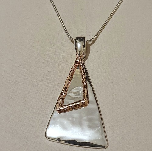Long silver rose - silver, tone
