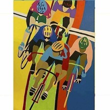 Cycling Poster Keirin Check