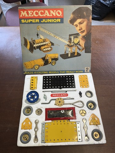 Vintage meccano super - meccano, junior