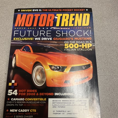 Motor trend mar 2007 - trend,