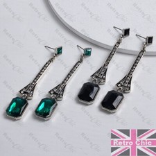 Art Deco Geometric Large Drop