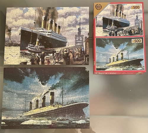 Vintage titanic jigsaws - vintage, x