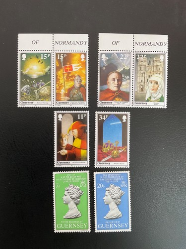 Stamps guernsey 2 - qe, guernsey,