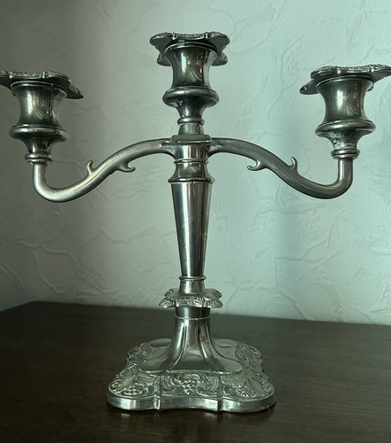 Vintage silver plated - heavy, 3