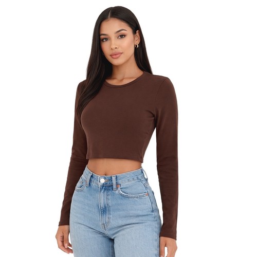 Zara chocolate brown - brown, long