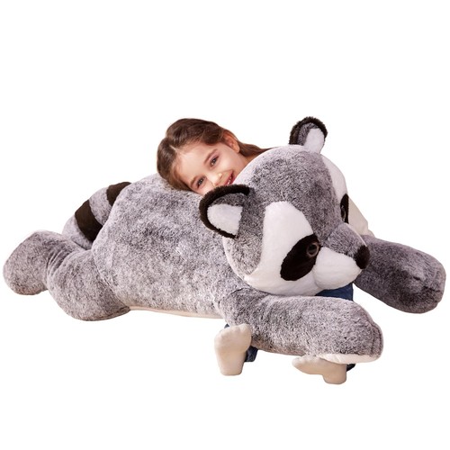 Ikasa large raccoon stuffed - large,