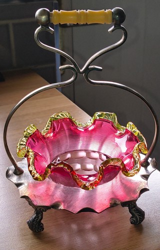 Antique cranberry and uranium - antique,