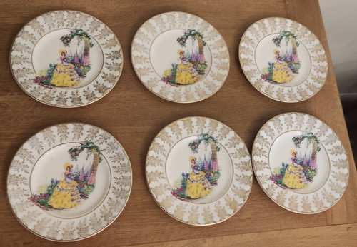 Vintage crinoline lady - vintage,
