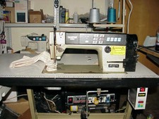 BROTHER DB2 B737 413 Japanese Industrial Sewing Machine Complete & Servo Motor