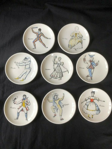 Set litle plates - 8, piero
