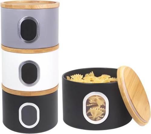 Tea coffee sugar canister set - coffee,