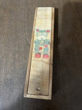 Vintage Wooden Pencil Box
