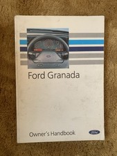 FORD GRANADA Car Owner’s Handbook Dec 1989 3rd Edition #CG1265/RHD/EN/095980/391