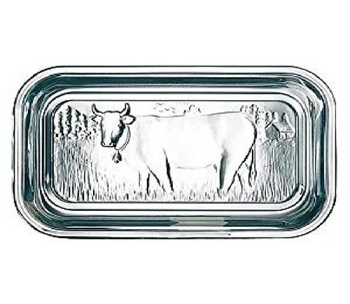 Arcoroc cow butter dish - arcoroc,