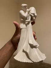 Kim Lawrence Lasting Memories Wedding Decor Statue Bride Groom Accent Porcelain