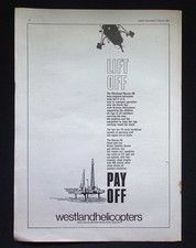 Original 1967 Advert Westland