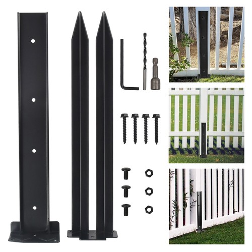 Heavy duty fence post repair - heavy,