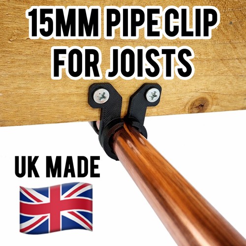 Timber joist pipe clips 10 - joist, x