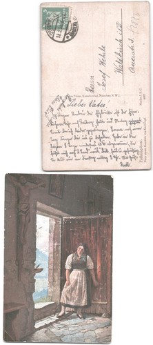 Postcard spring - (f2873),