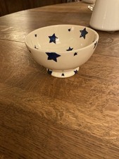 Emma Bridgewater Star Pattern French Bowl Slightly Damaged See Photos