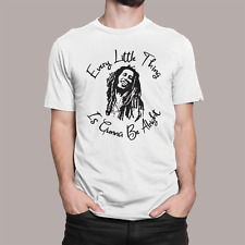 BOB MARLEY INSPIRED T SHIRT EVERY LITTLE THING IS GUNNA BE ALRIGHT ADULTS KIDS