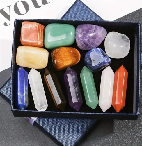 Healing stones chakra 14pcs - stones,