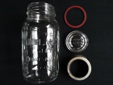 Kilner Jar - Screw Top Lid - 2LB - Vintage (1940's?) -  7" (18cm)