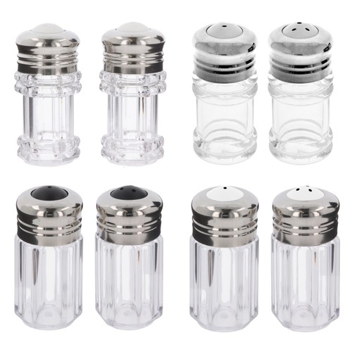 Salt and pepper - and, pots