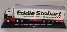 Oxford Atlas - Volvo FH Fridge Trailer - EDDIE STOBART  - 1/76 SCALE MODEL LORRY