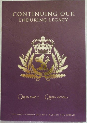Cunard cruise brochure queen - cunard,