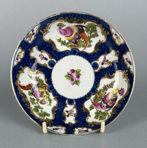 Worcester c1775 saucer - c1775,