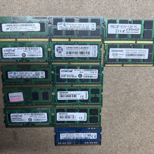 Mixed laptop ram job - laptop, lot