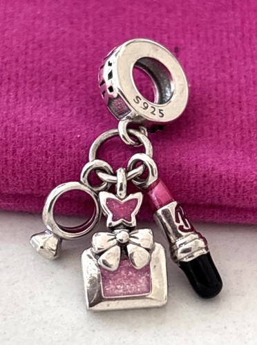 Sterling silver pink handbag - silver,
