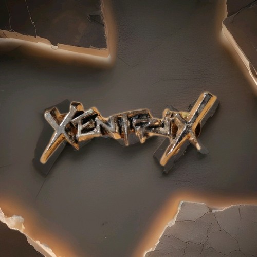 Xentrix logo pin badge - logo,