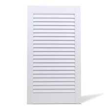 Bortaberg Pine Louvre Door Vented Wardrobe Cupboard | White Color | Various Size