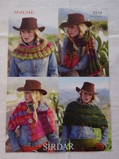 LADIES ACCESSORIES  KNITTING PATTERN   ONE SIZE   INDIE